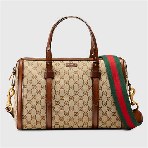 canvas boston bag gucci|gucci extra large tote bag.